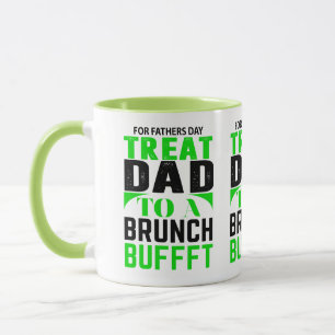 Tasse 'Lade Papa zum Brunch-Buffet ein - Vatertag'