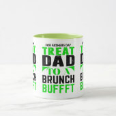 Tasse 'Lade Papa zum Brunch-Buffet ein - Vatertag' (Zentrum)