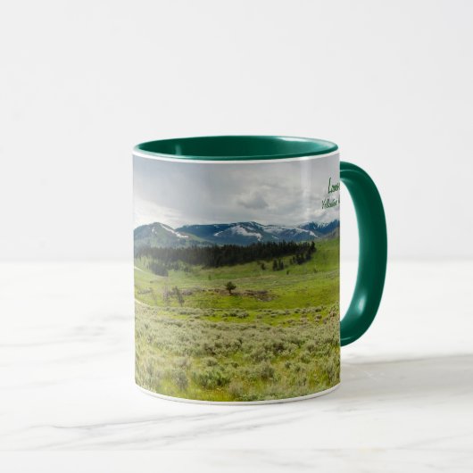 Tasse: Lamar Valley #2 (Ringer) Tasse (VorderseiteRechts)