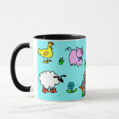 Tasse landwirtschaftlicher Nutztiere (Links)