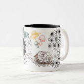 TASSE LANGSAM THEMA-TASSE FÜR KAFFEE (VorderseiteRechts)