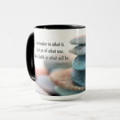 Tasse "lass Go Keramik" (Vorderseite Links)