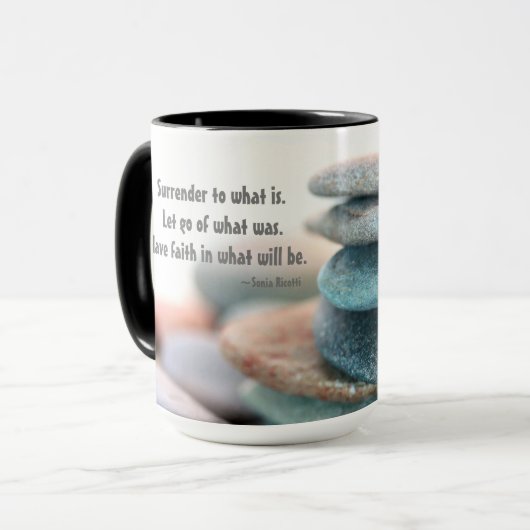 Tasse "lass Go Keramik" (Vorderseite Links)