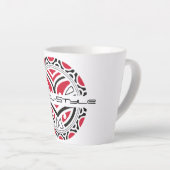 Tasse Latte Cagou-Stil (Rechte Ecke)