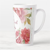 Tasse latte florale Petit mot doux (Rechts)