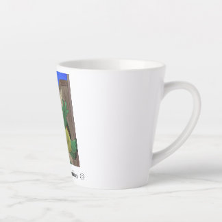 Tasse Latte-fun-Foto von Augie the Turtle