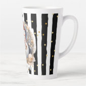Tasse Latte Groß Snowman and Stripes Var02 (Rechts)