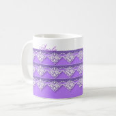 Tasse Lavendel (Vorderseite Links)