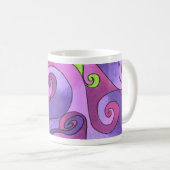Tasse - Lavendel Waves (VorderseiteRechts)