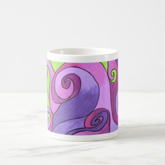 Tasse - Lavendel Waves (Mittel)