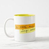 Tasse Le Carré Zusatzcinq Münzen (Links)