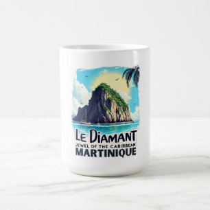 Tasse Le Diamant Martinique Vintage