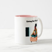 Tasse 'Leben für die Dramaserie' (VorderseiteRechts)