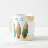 Tasse - Leben im Surf (Vorderseite Links)