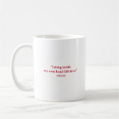 Tasse 'Leben in meinem Kopf' (Links)