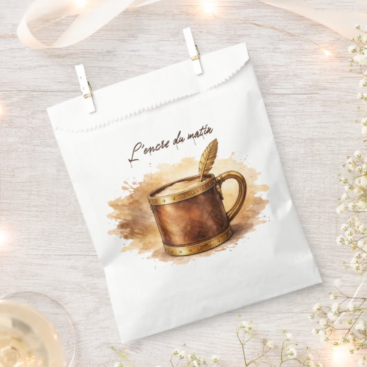 Tasse l'encre du matin geschenktütchen (Ausgeschnitten)