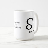 Tasse - Leo Glyph (VorderseiteRechts)