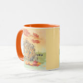 Tasse Leopard Art (Vorderseite Links)