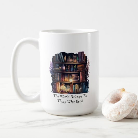 Tasse lesen (Mit Donut)