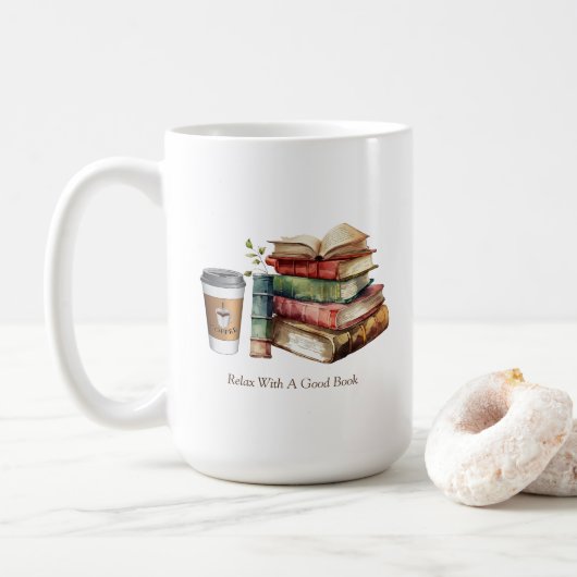 Tasse lesen (Mit Donut)