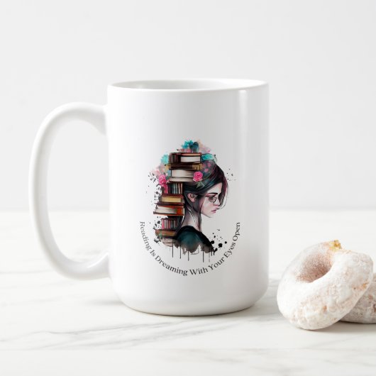 Tasse lesen (Mit Donut)