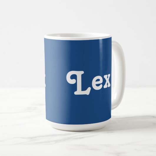 Tasse Lex (VorderseiteRechts)