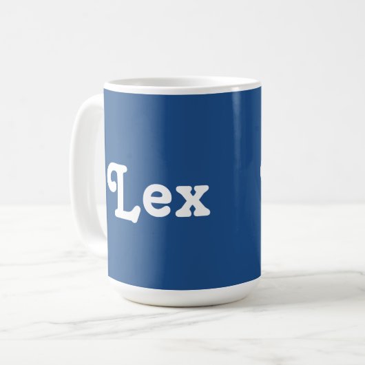 Tasse Lex (Vorderseite Links)