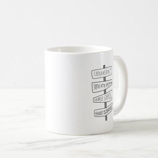 Tasse Lexingtons, KY (VorderseiteRechts)