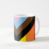 Tasse - LGBTQIA+-Flagge (VorderseiteRechts)