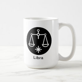 Tasse - Libra (schwarzer Kreis)