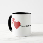 Tasse Liebe (Vorderseite Links)