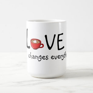 Tasse/Liebe ändert alles Kaffeetasse