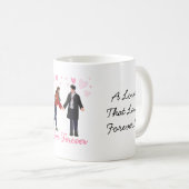 Tasse 'Liebe für immer' (VorderseiteRechts)