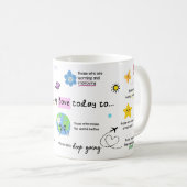 Tasse 'Liebe heute senden' (VorderseiteRechts)