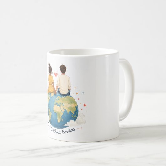 Tasse 'Liebe ohne Grenzen' (VorderseiteRechts)