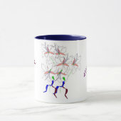 Tasse "Liebe, Peace Lilien" - Anpassbar (Zentrum)