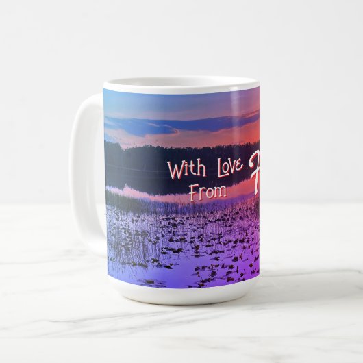 Tasse "Liebe von" (Vorderseite Links)