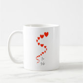 Tasse "Liebe Vortex": Design auf beiden Seiten (Links)