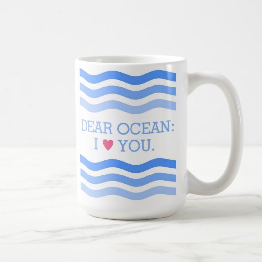 Tasse "lieben Ocean" (Rechts)