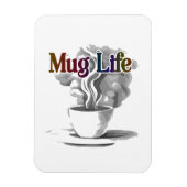 Tasse Life: Flexibles Foto Magnet (Vertikal)