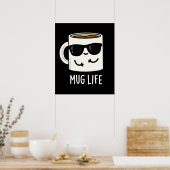 Tasse Life Funny Mug Puff Poster (Küche)