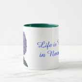 Tasse 'Life is Better in Nantucket Hydrangea' (Zentrum)