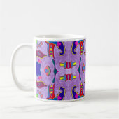 Tasse lila Drache (Links)