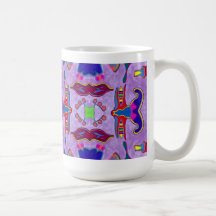Tasse lila Drache