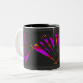 Tasse "Lila Fantasie" (Vorderseite Links)