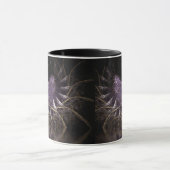 Tasse lila Herz (Zentrum)