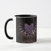 Tasse lila Herz (Links)