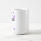 Tasse lila Herzfunktion Liebe (Zentrum)