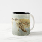 Tasse Lila Meeresschildkröten (VorderseiteRechts)