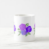 Tasse lila Rose (Mittel)